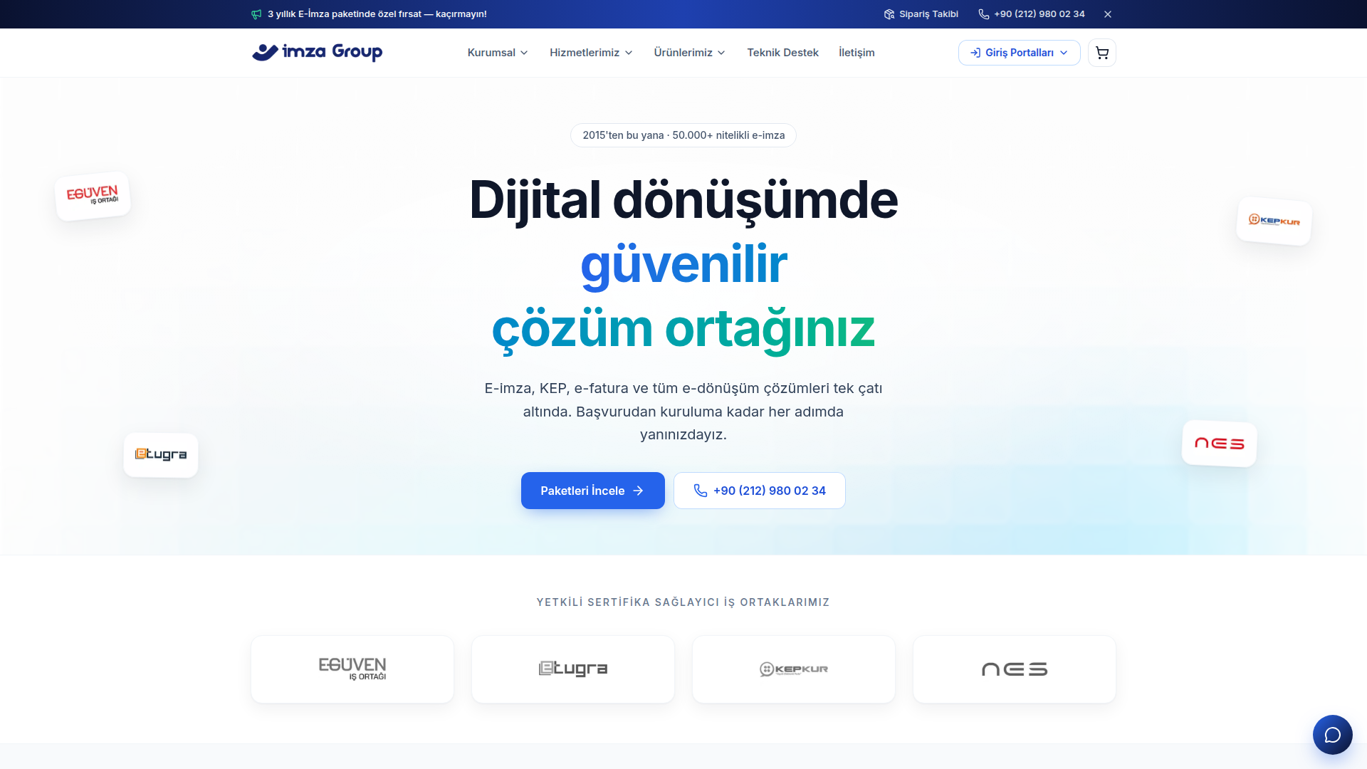 E-İmza Group — E-Ticaret Sitesi görseli