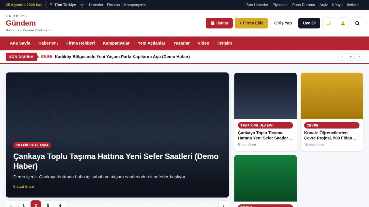 Ewreka Haber — gerçek ekran görüntüsü